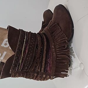Naughty Monkey Fringe boots size 9.5